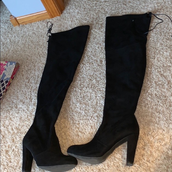 Knee High Black Boots - Picture 3 of 3
